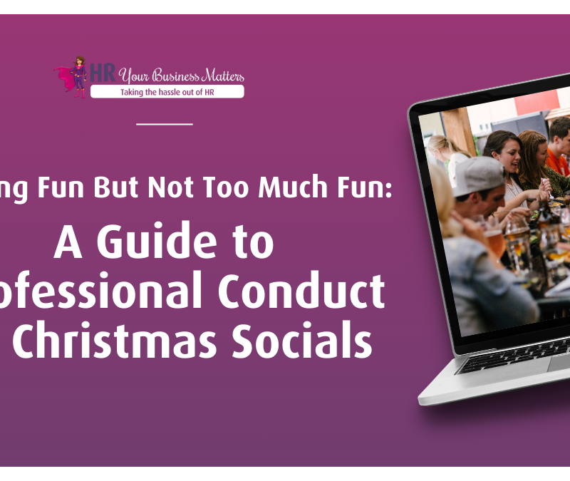 A Guide to Professional Conduct at Christmas Socials